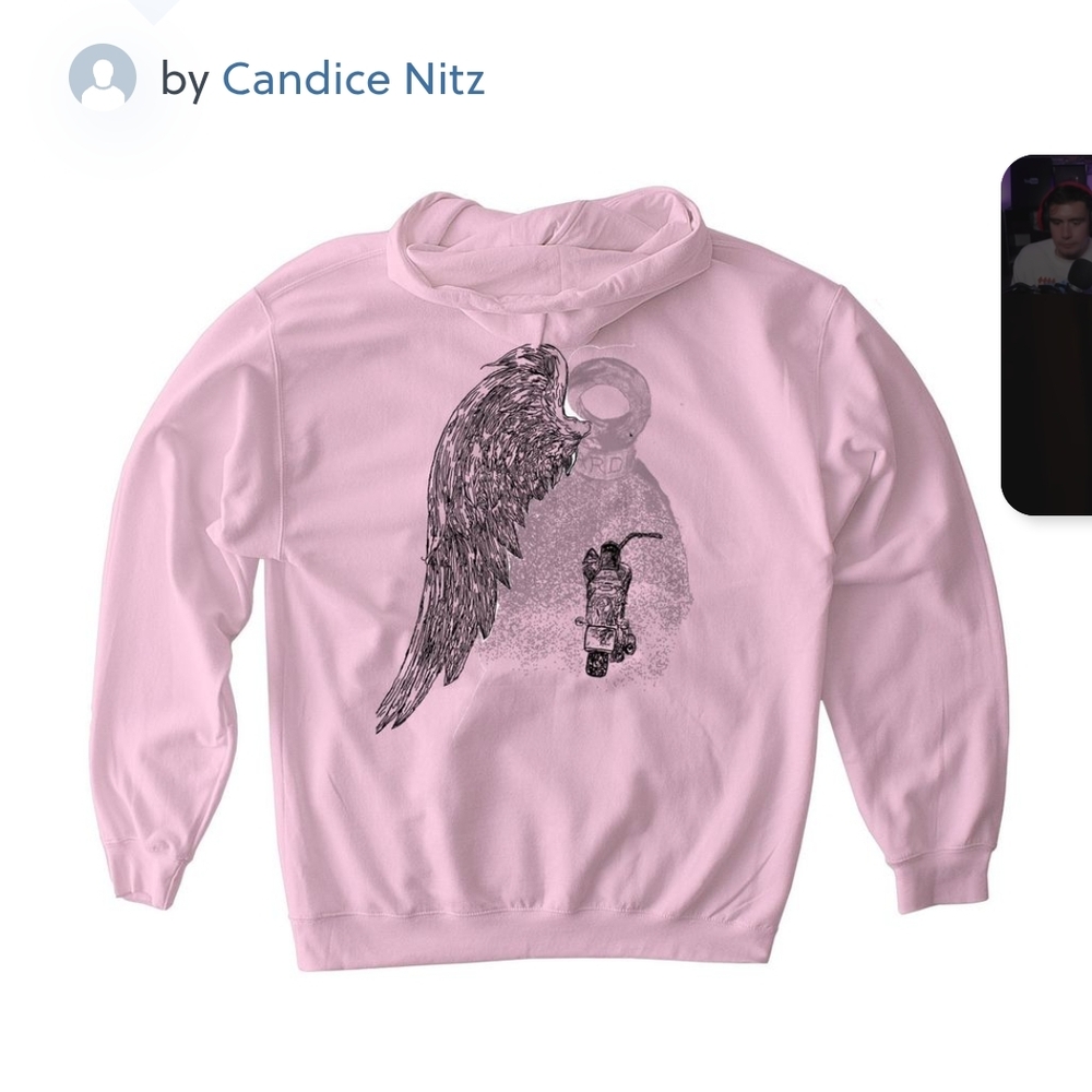 Pink Bird Hoodie